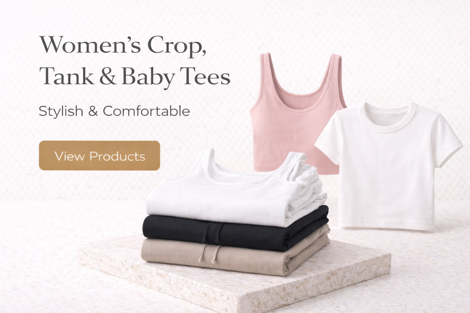 Women’s Crop, Tank & Baby Tees