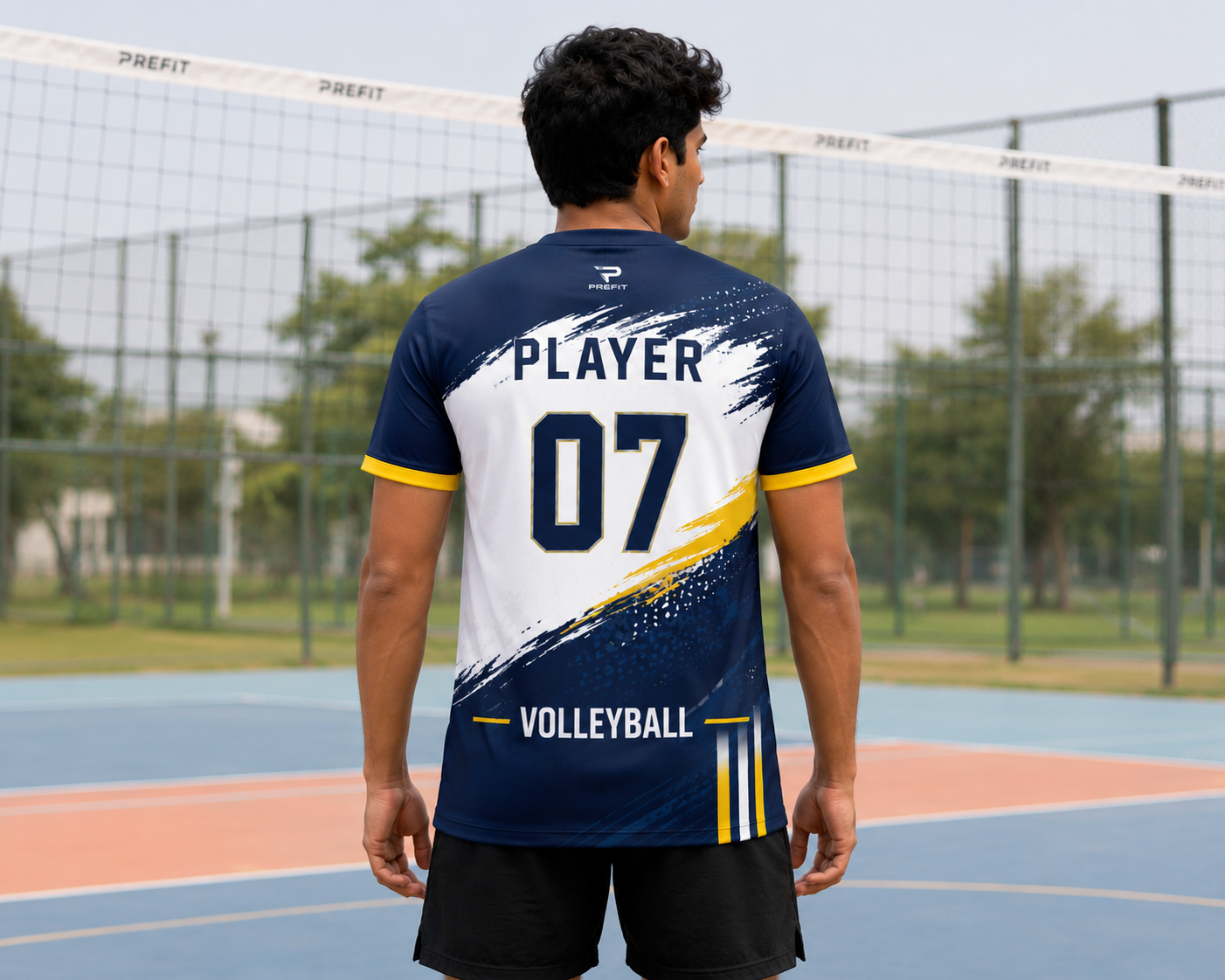 Volleyball Jersey – Round Neck Half Sleeve T-Shirt