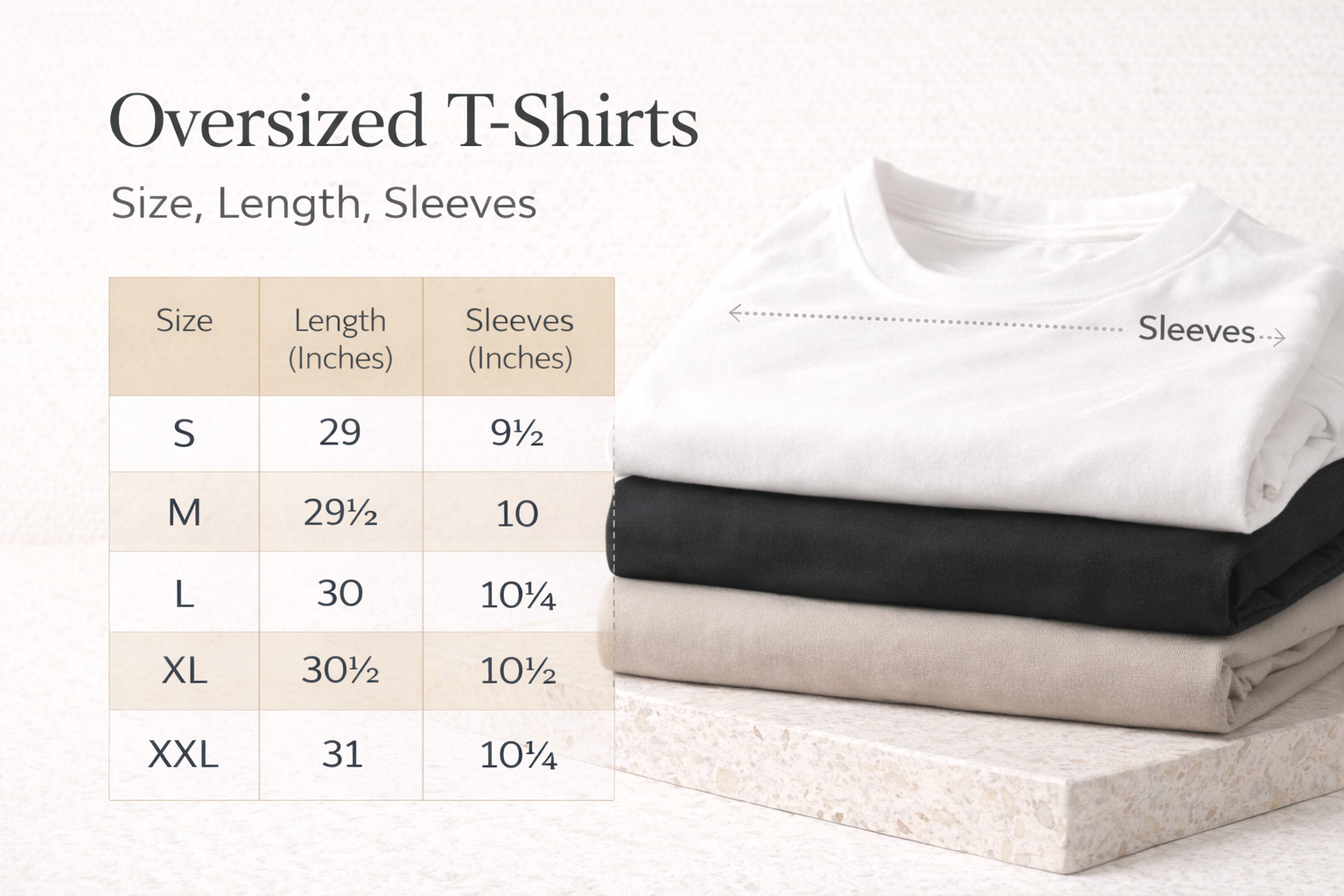 240 GSM Premium Oversized T-Shirt – 100% Cotton French Terry