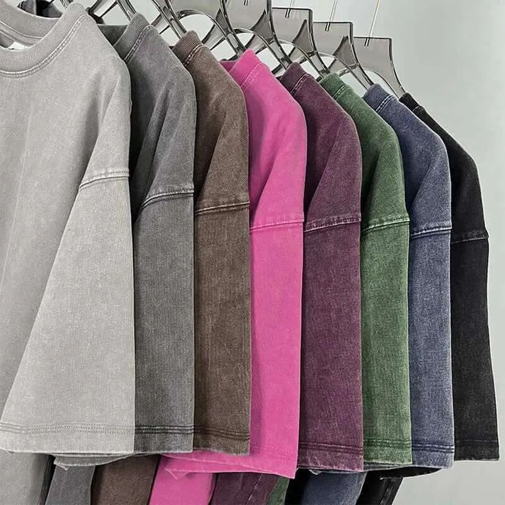 Acid Wash 280 GSM Premium Oversized T-Shirt – 100% Cotton Denim T-shirt