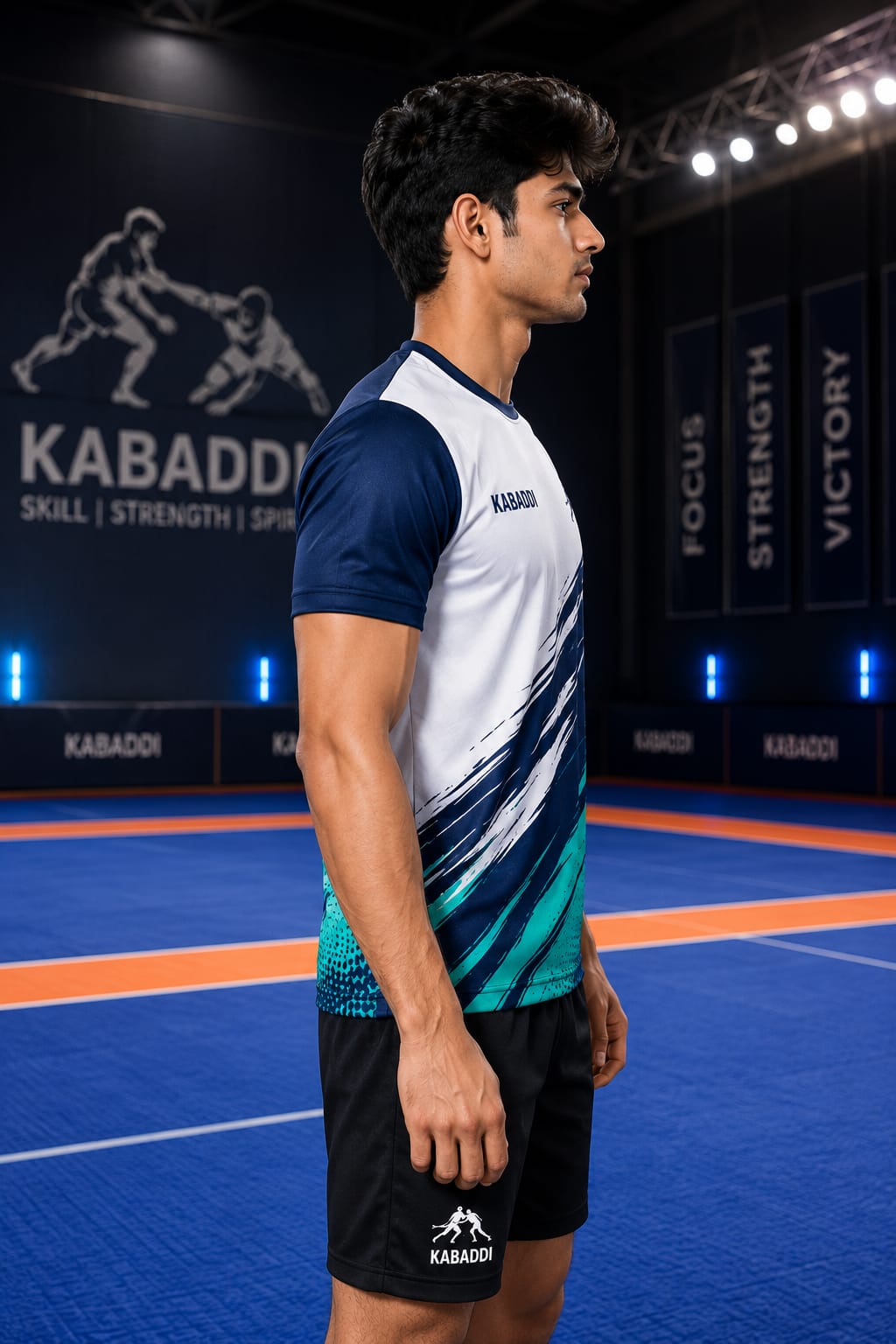 Kabaddi Jersey – Round Neck Half Sleeve T-Shirt