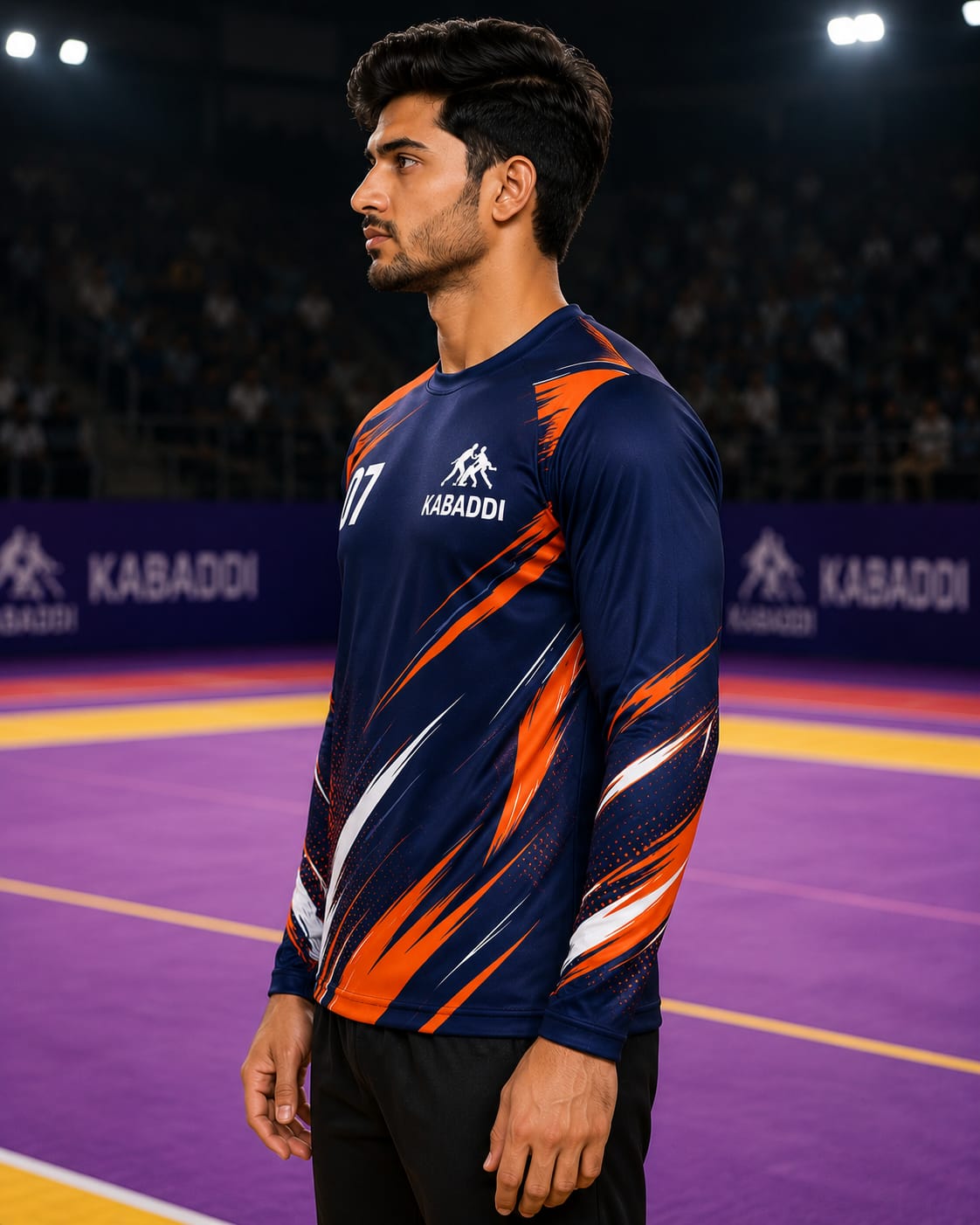 Kabaddi Jersey – Round Neck Full Sleeve T-Shirt