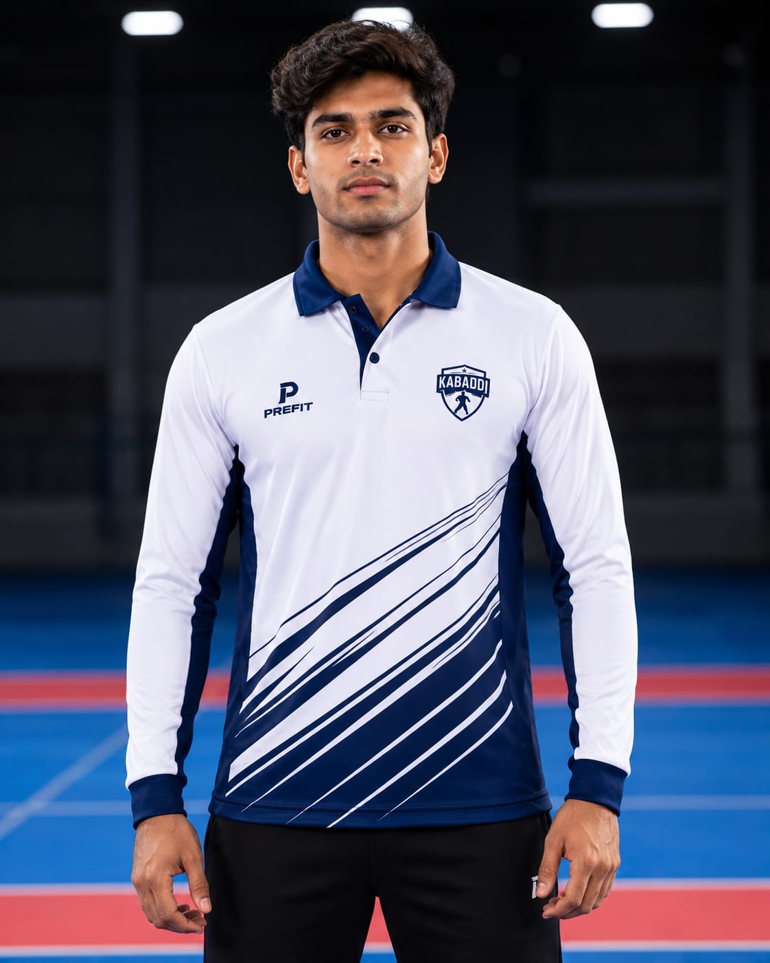 Kabaddi Jersey – Polo Full Sleeve T-Shirt