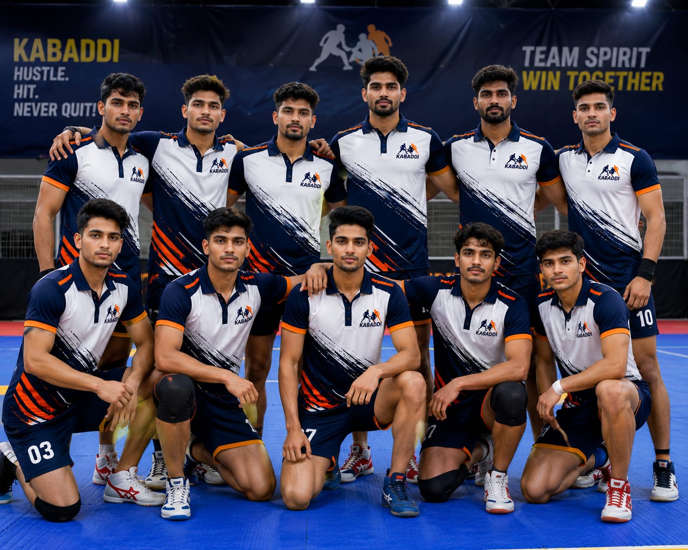 Kabaddi Jersey – Polo Half Sleeve T-Shirt