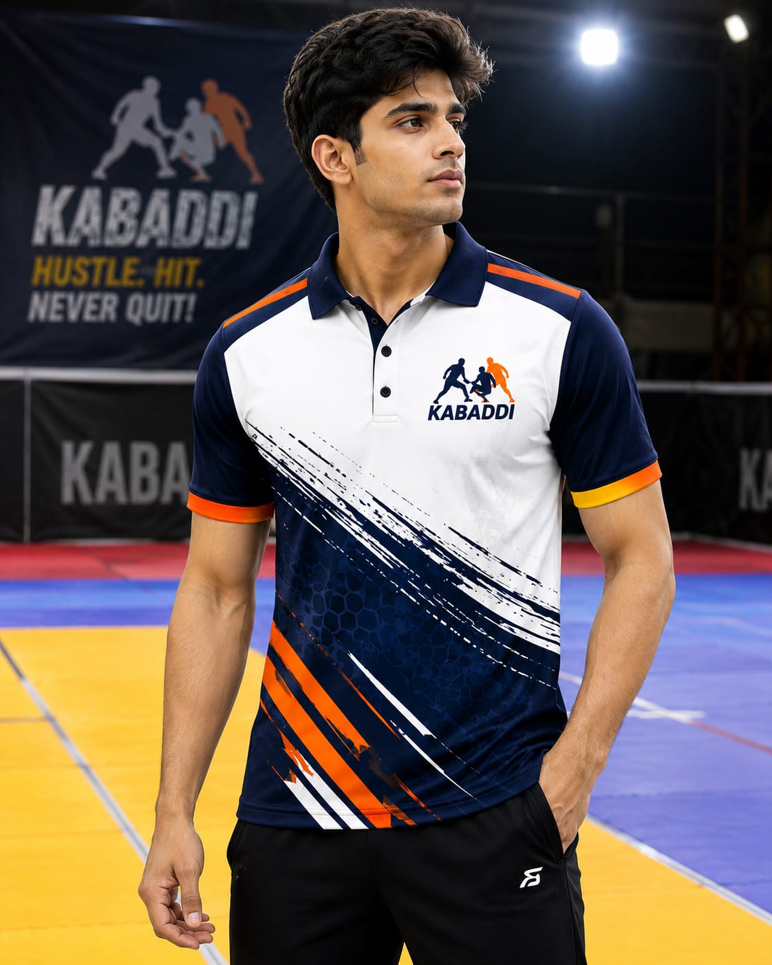 Kabaddi Jersey – Polo Half Sleeve T-Shirt