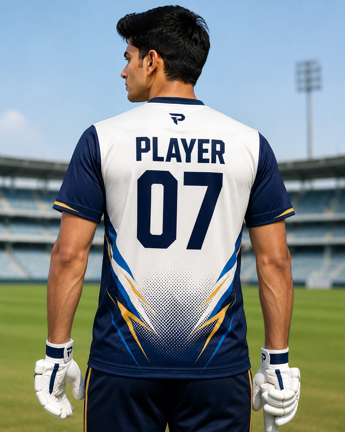 Cricket Jersey – Round Neck Half Sleeve T-Shirt