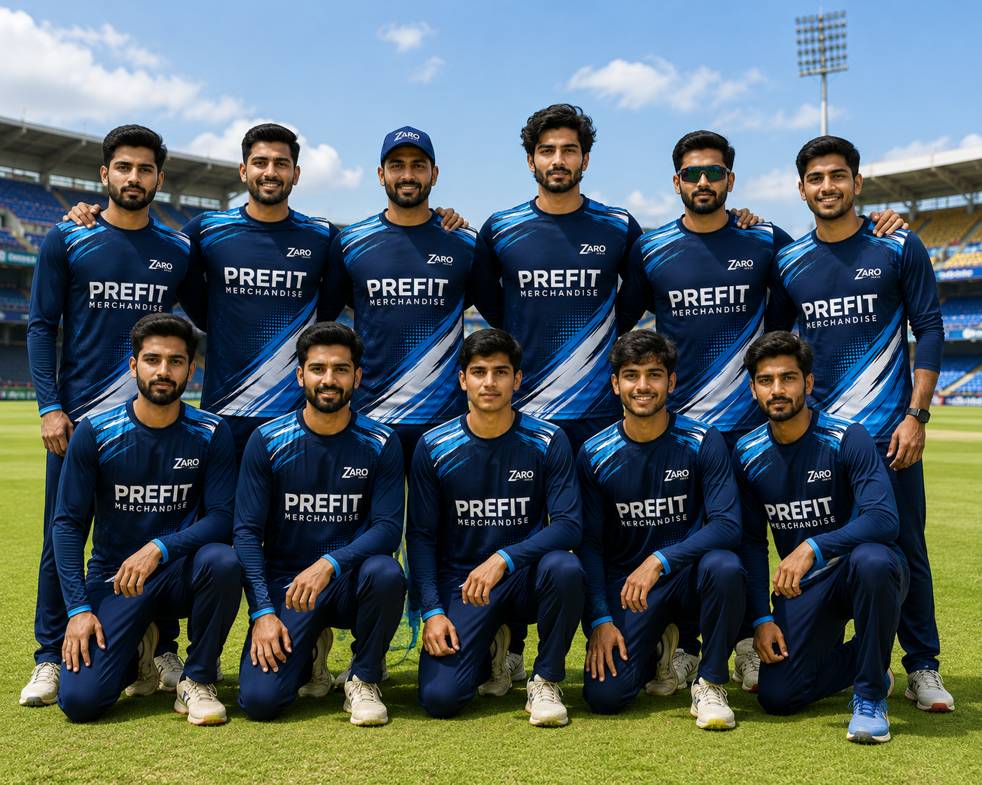 Cricket Jersey – Round Neck Full Sleeve T-Shirt