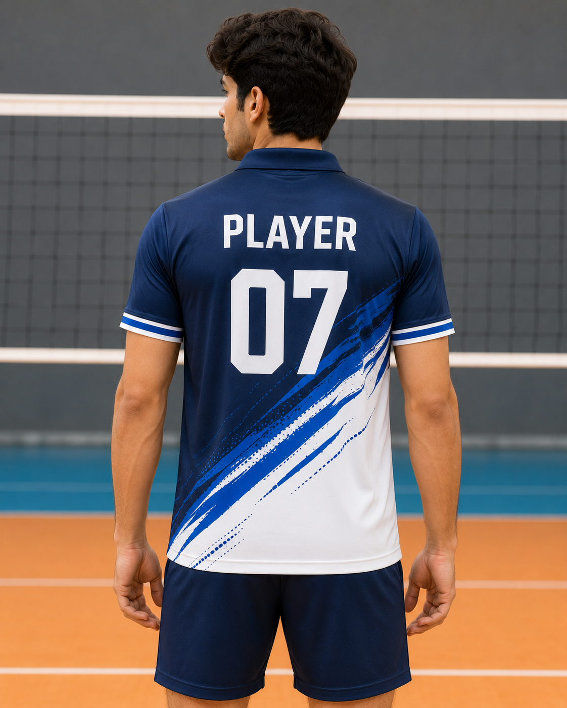 Volleyball Jersey – Polo Half Sleeve T-Shirt