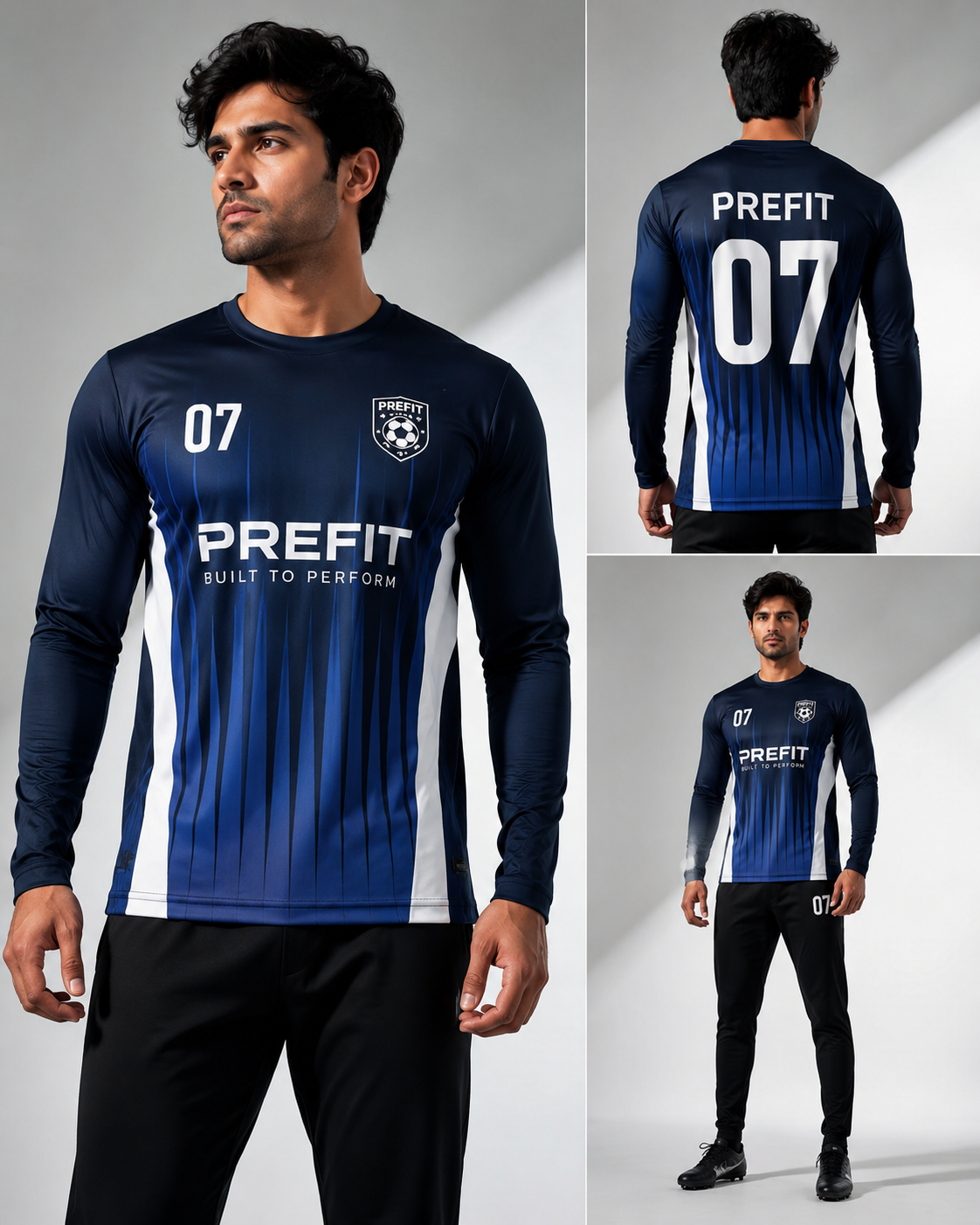Football Jersey – Round Neck full Sleeve T-Shirt